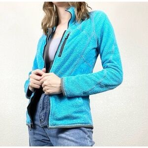 AK Burton size Large woman’s terry fleece full zip jacket.